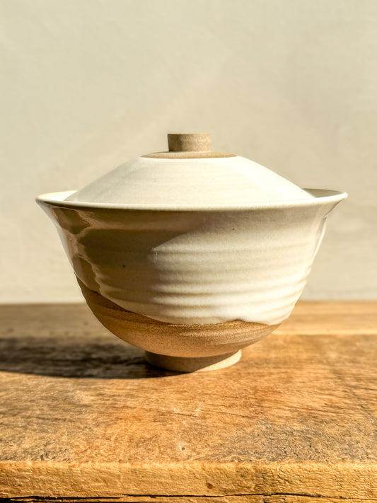 Rice Bowl with Lid - Yuki Series #05