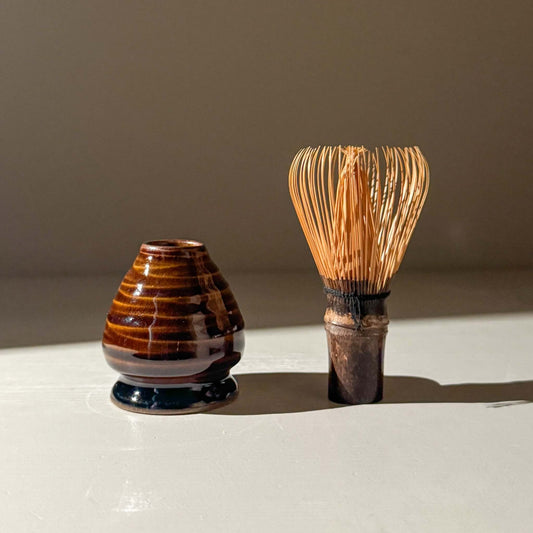 Matcha Whisk Holder  - Rust Carved