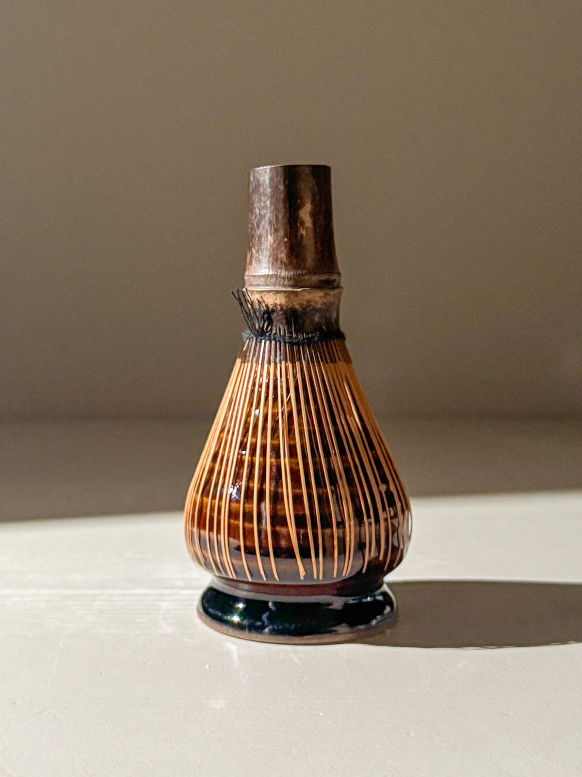 Matcha Whisk Holder  - Rust Carved