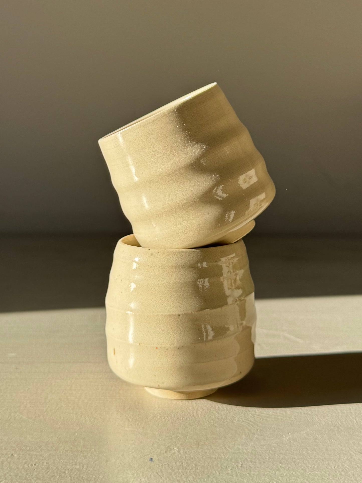 Espresso Cups - Clear Glaze