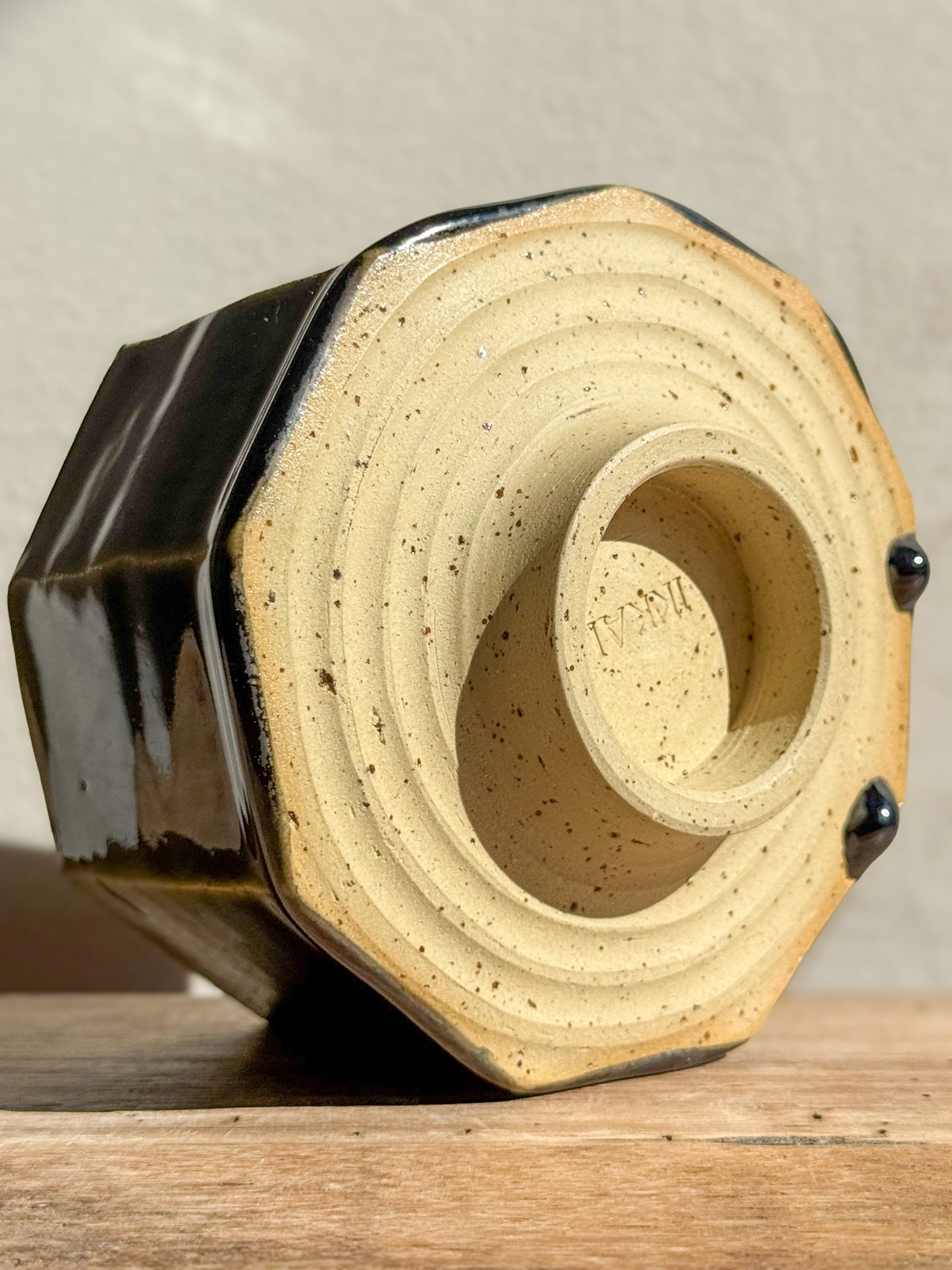Faceted Matcha Bowl - Hinoki Series #01