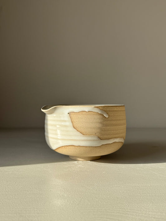 Matcha Bowl with Spout – Yuki #02