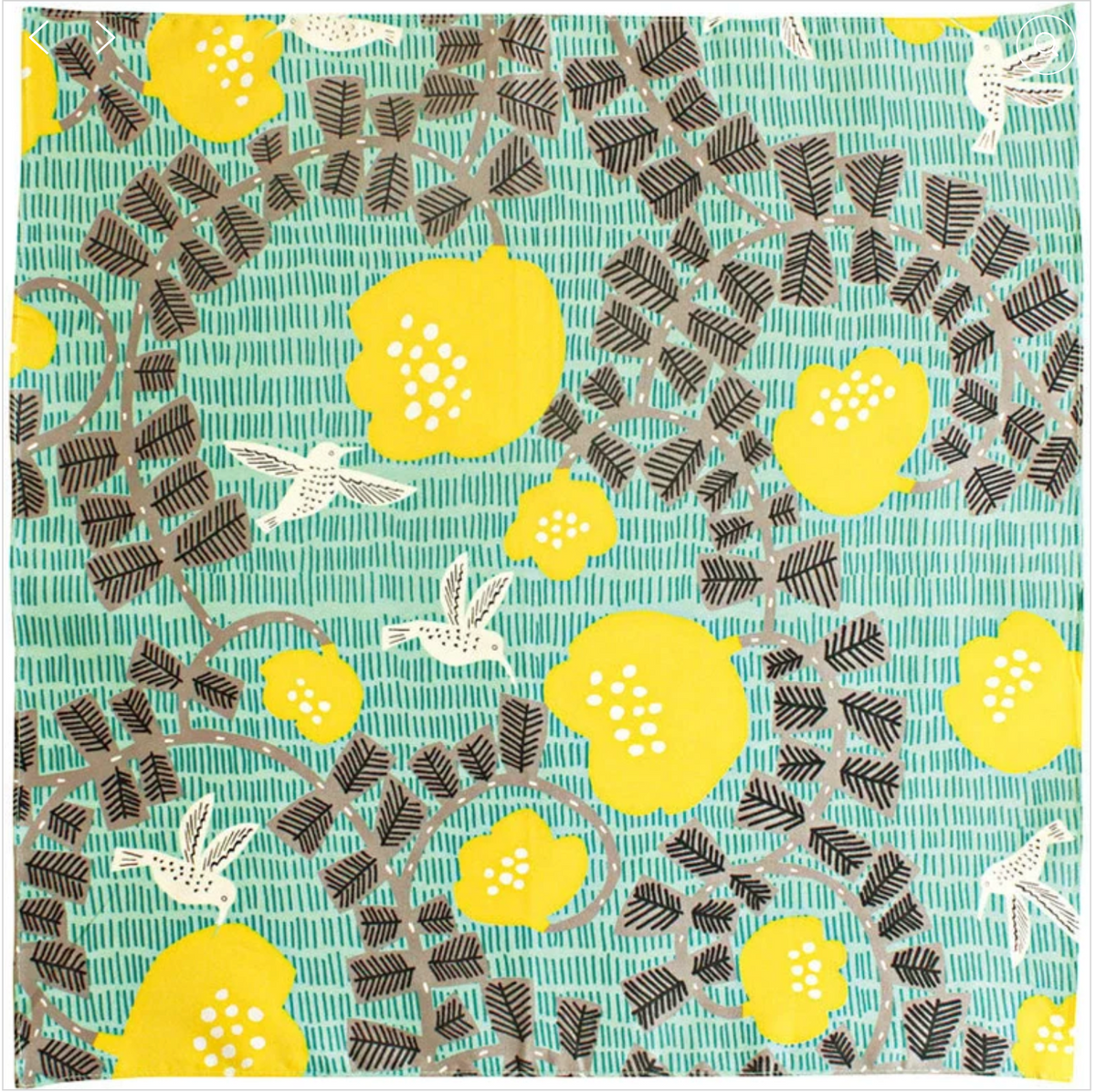 Small Furoshiki Hummingbird Green