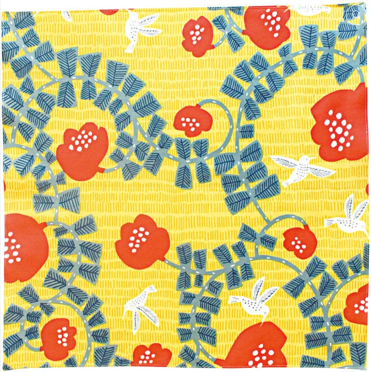 Small Furoshiki Hummingbird Yellow