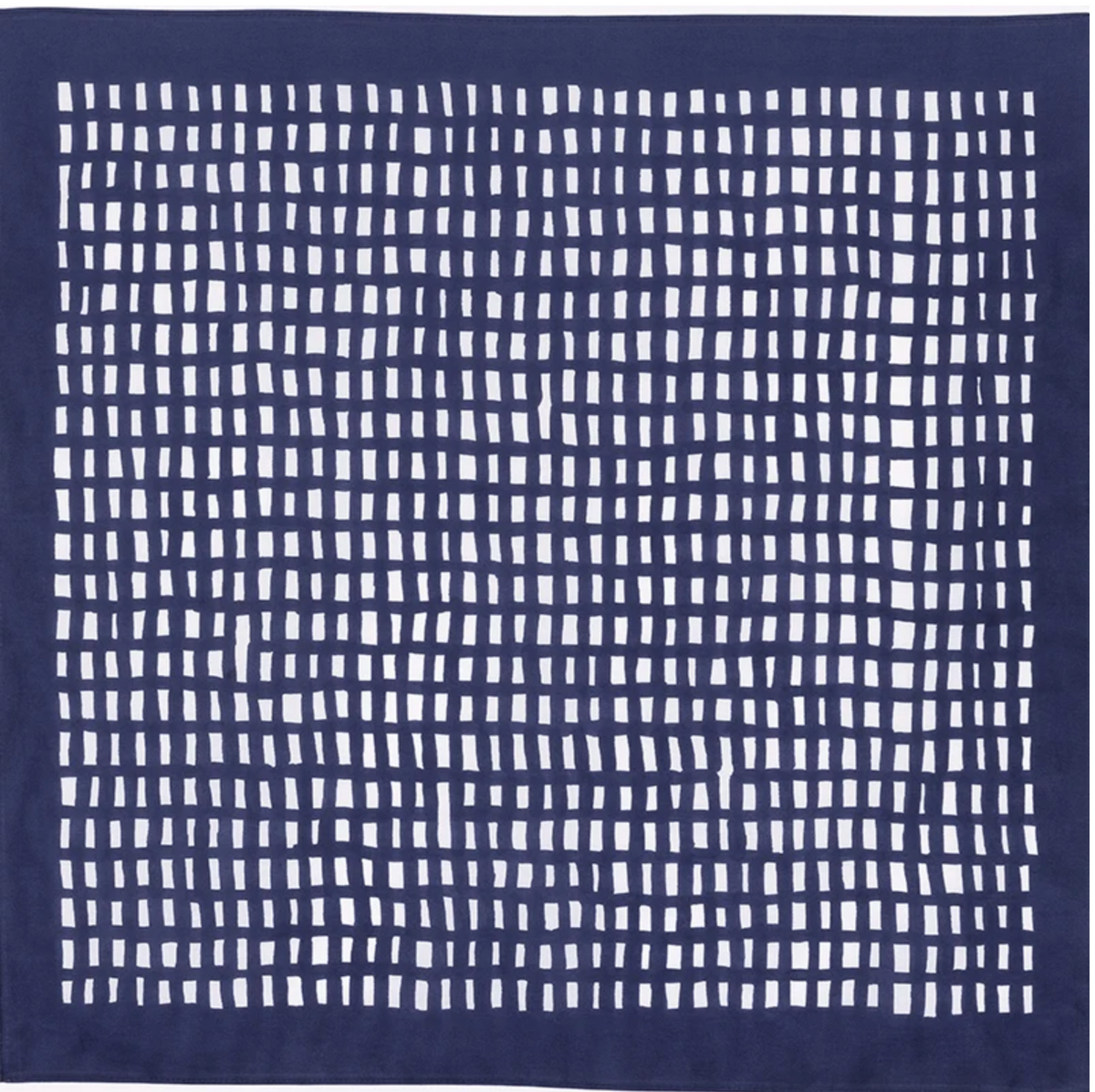 Medium Furoshiki Minä Perhonen Sora Check Navy Blue