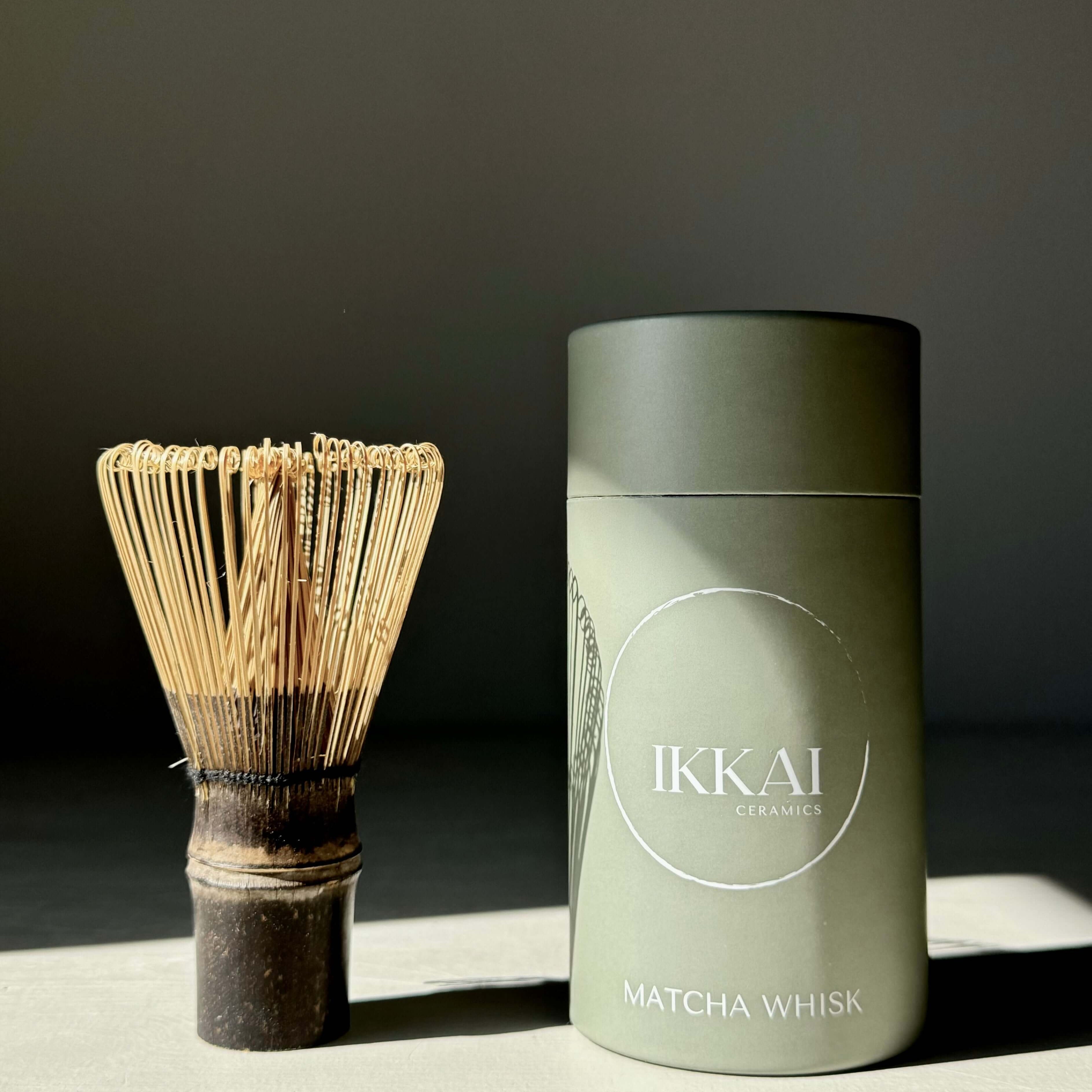  Bamboe Matcha Klopper (Chasen) - Donker Bruin