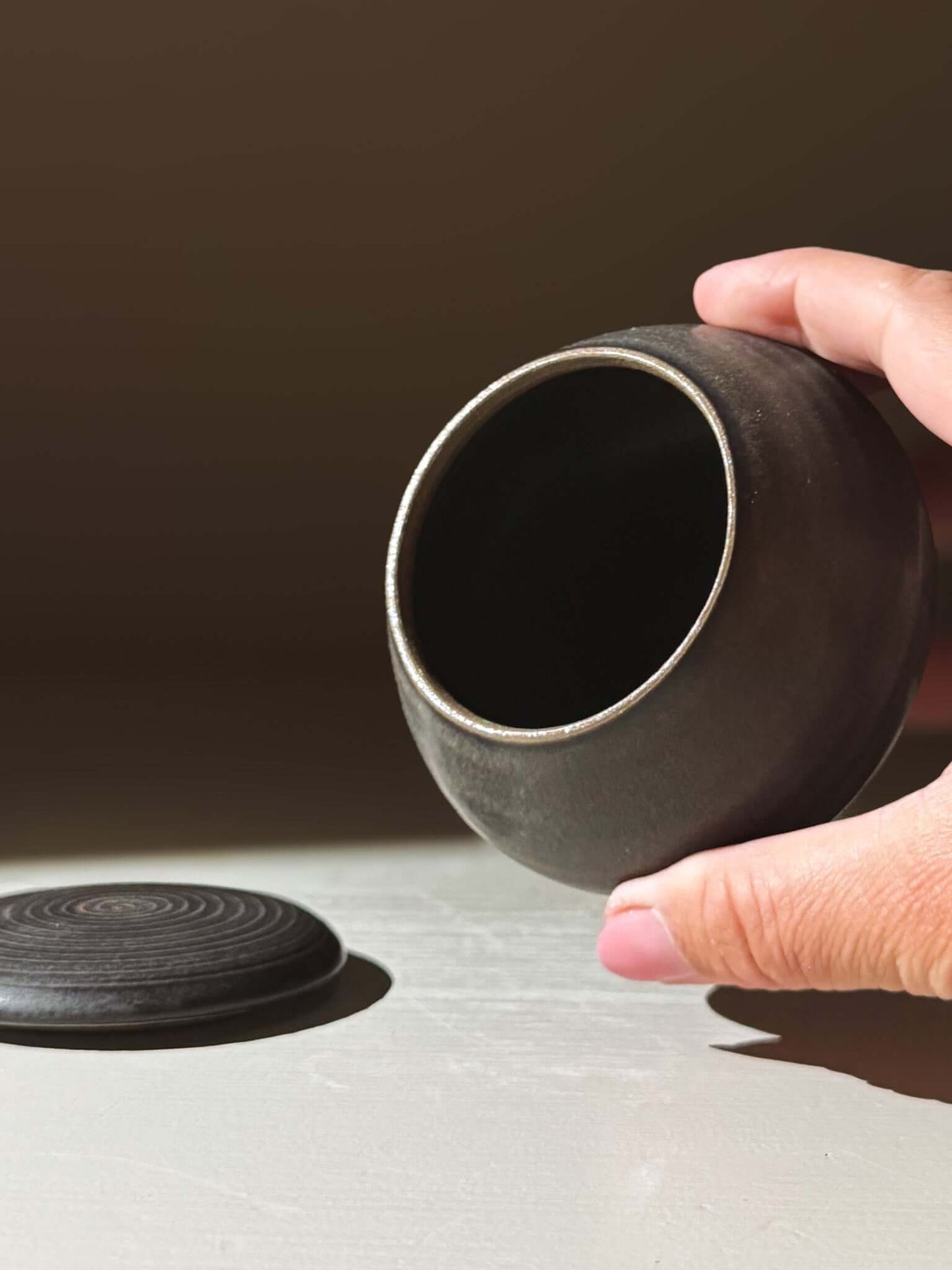 Pot met Deksel - Zwarte Truffle #04