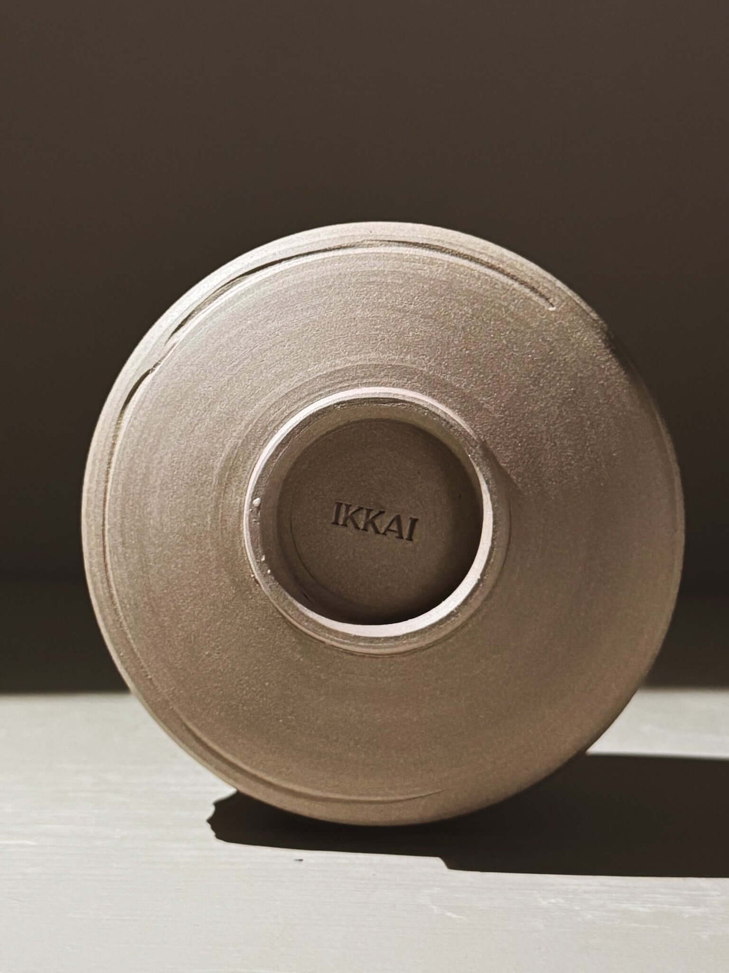 Textured Matcha Bowl - Black Truffle #02