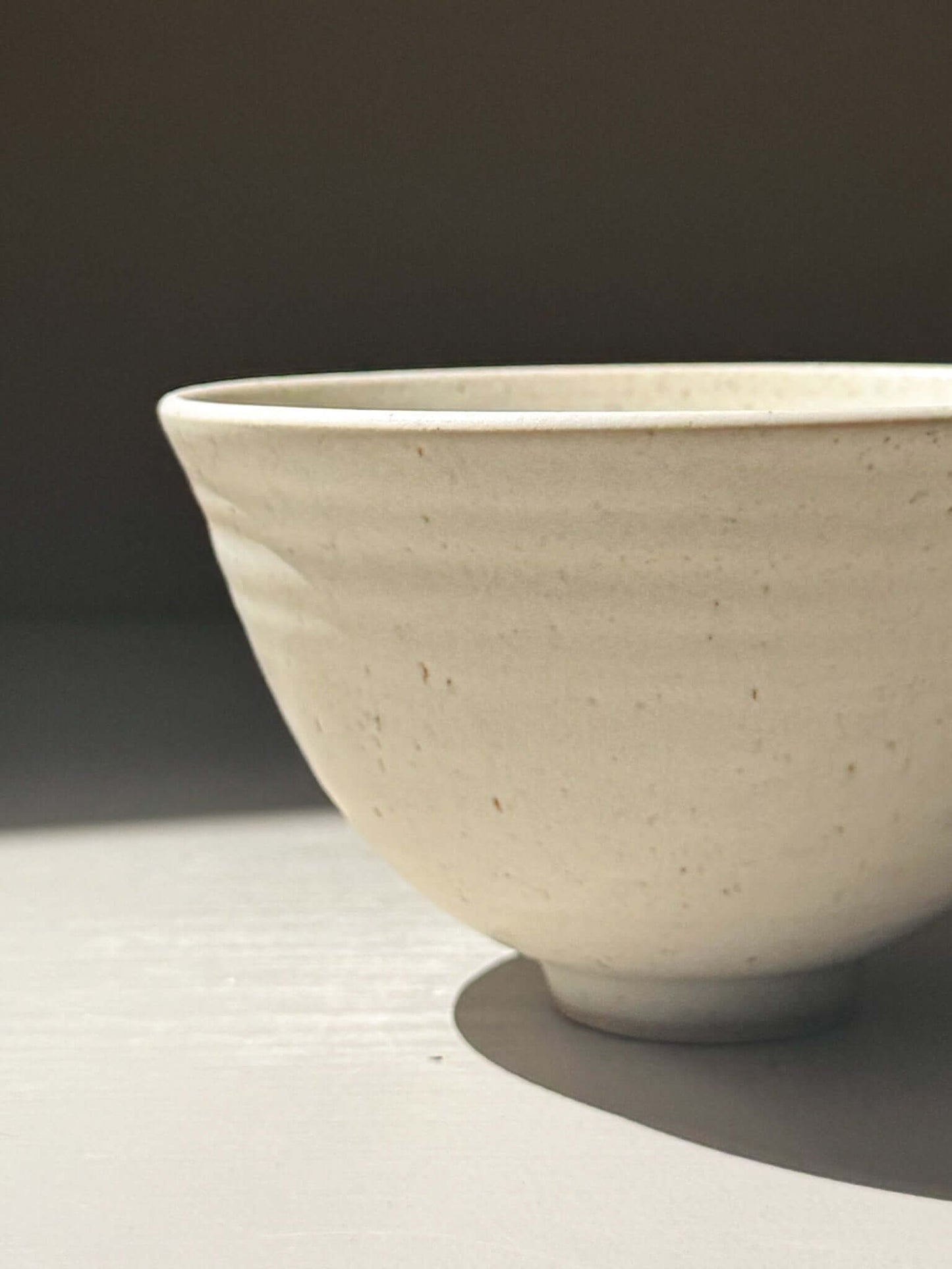 Matcha Bowl & Whisk Holder Set - Eggshell #02