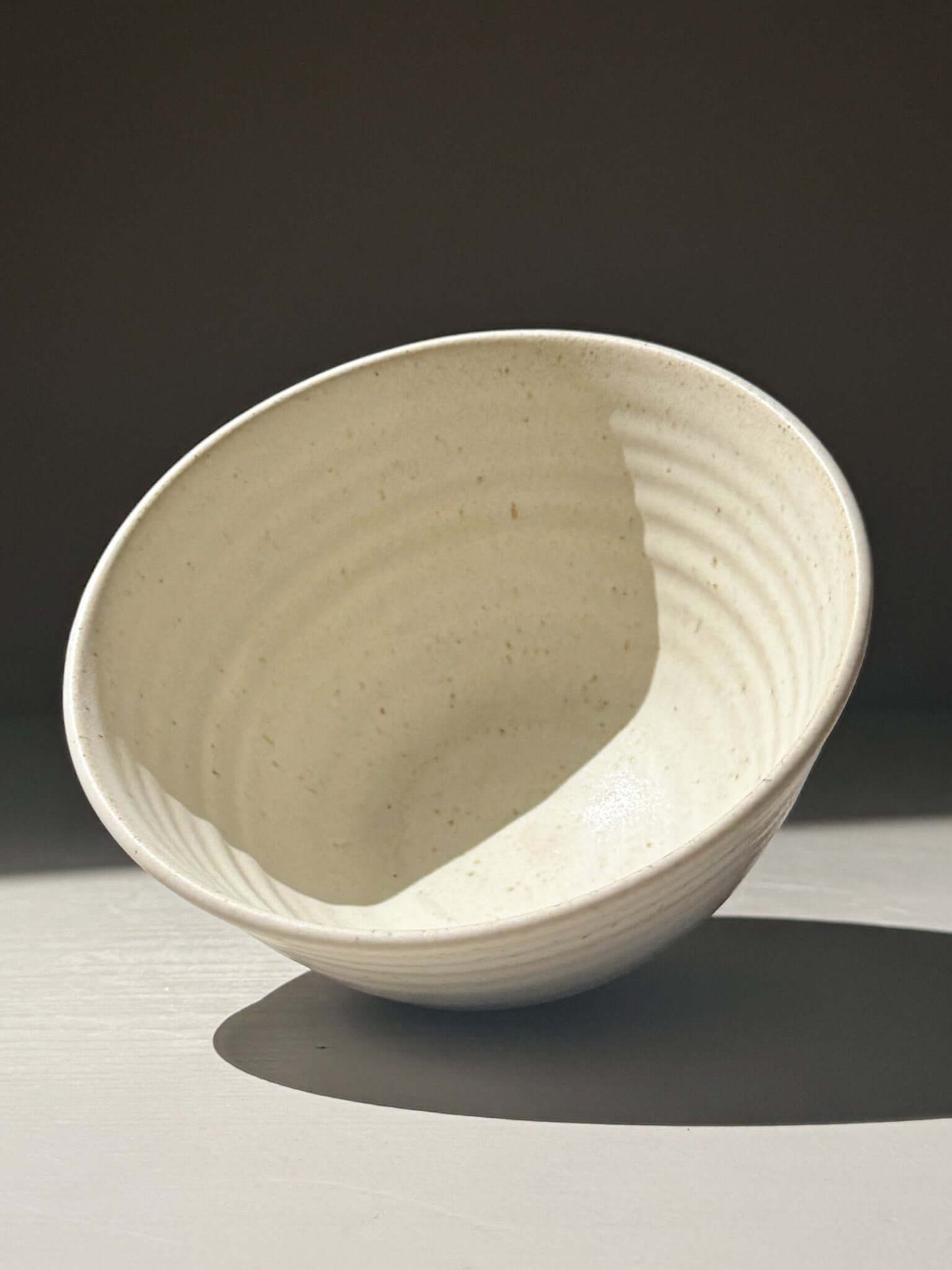 Matcha Bowl & Whisk Holder Set - Eggshell #02