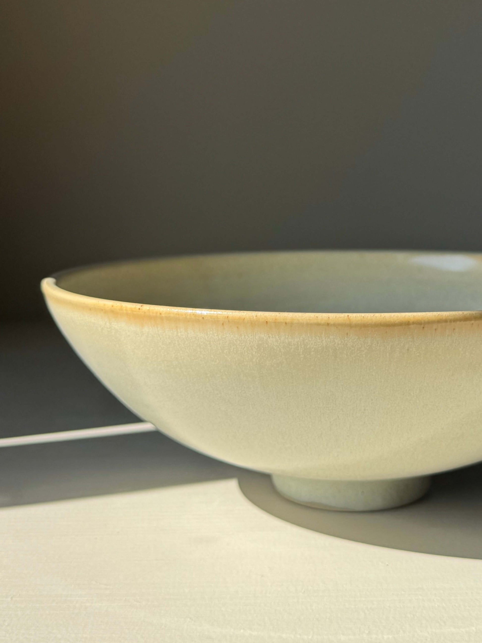 Shallow Dish - Moonstone with handmade ceramic finish, elegant moonstone glaze, durable stoneware, perfect for everyday use.