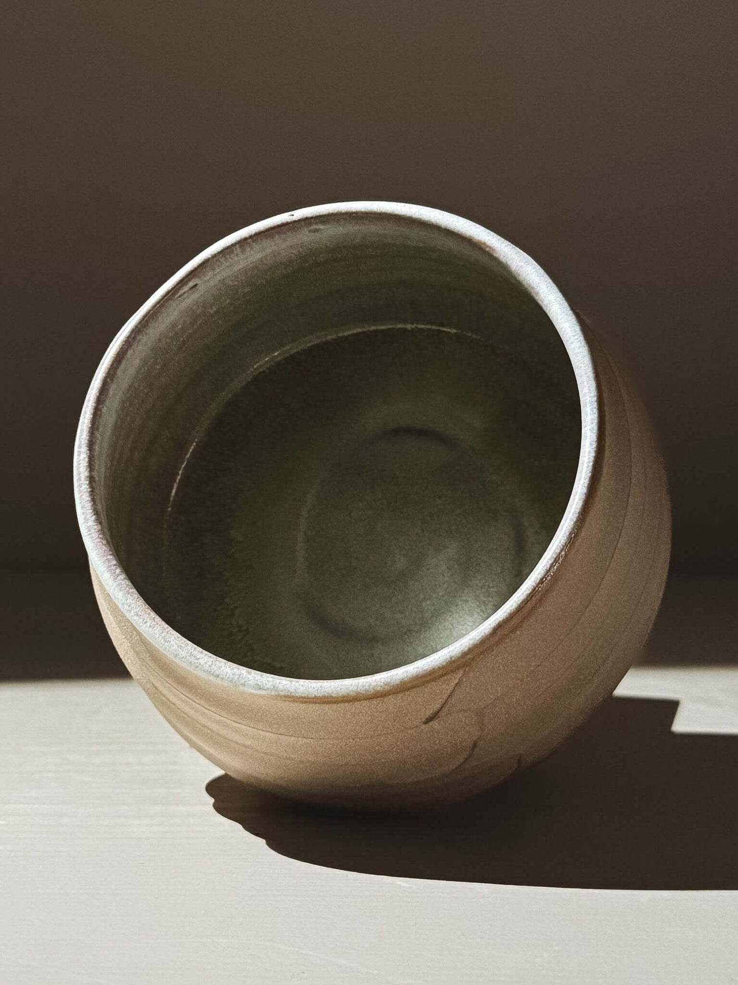 Textured Matcha Bowl - Tsuki #01
