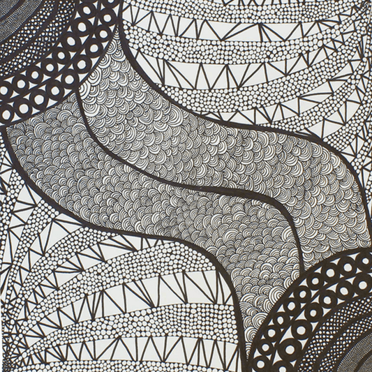 Small Furoshiki Wind Charcoal Gray Japanese cotton satin furoshiki with abstract wind design