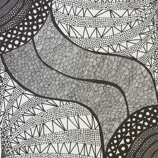 Small Furoshiki Wind Charcoal Gray Japanese cotton satin furoshiki with abstract wind design