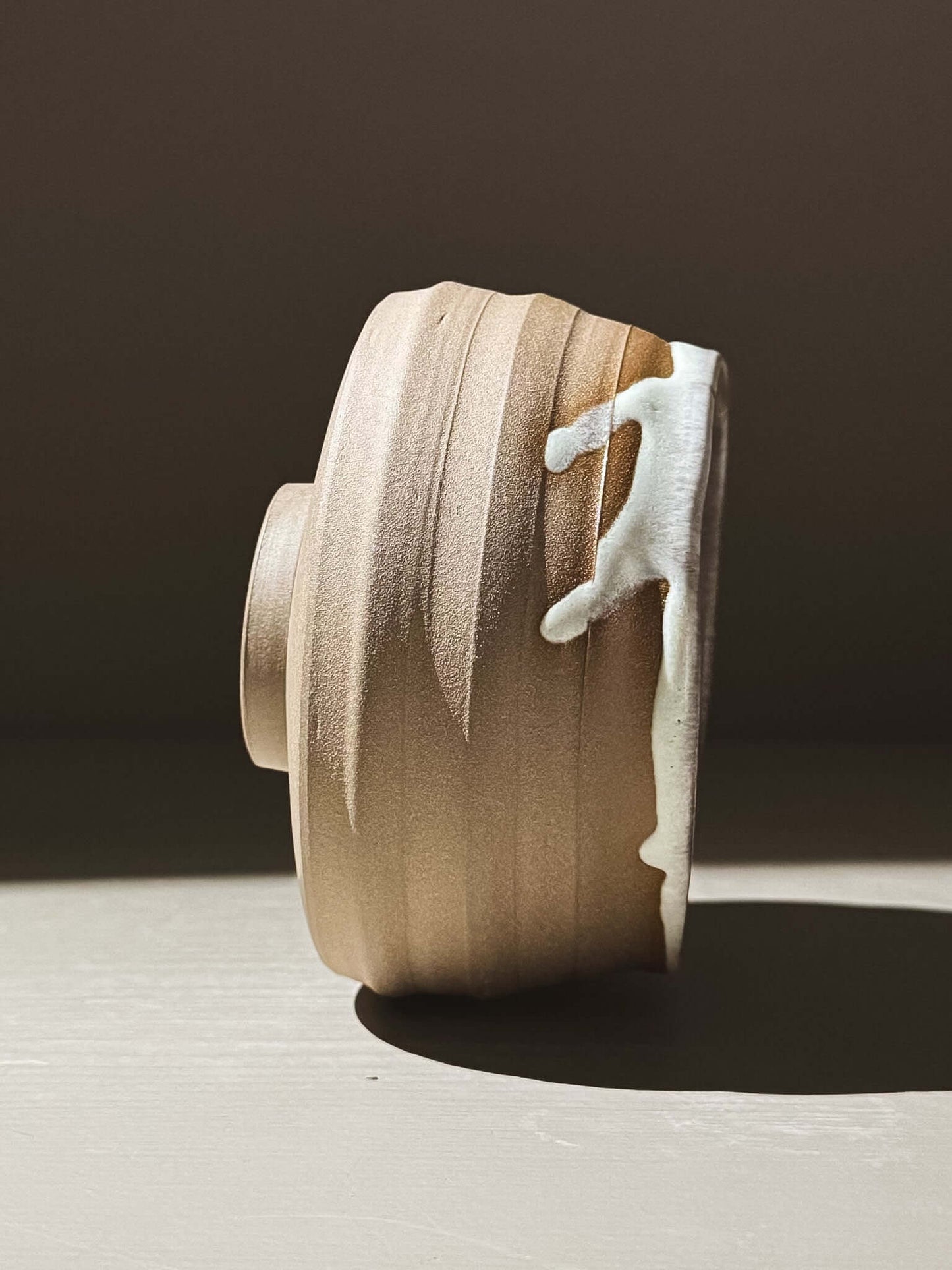 Textured Matcha Bowl - Tsuki #01