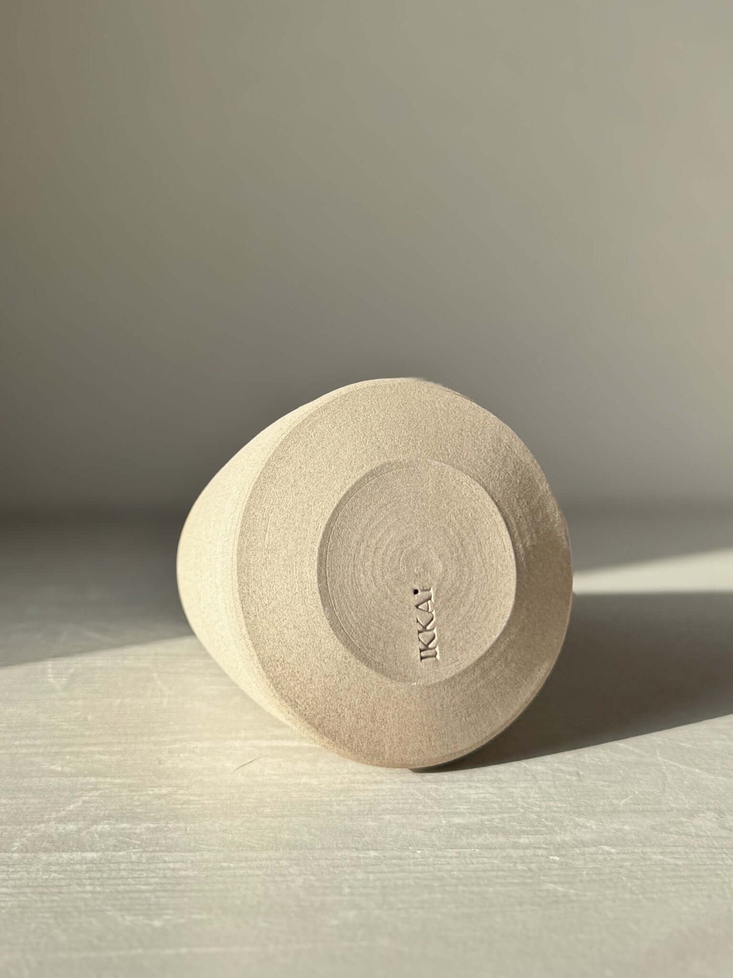 Base view of handmade Textured Ceramic Tree – Yuki #01 displaying intricate craftsmanship and soft texture.