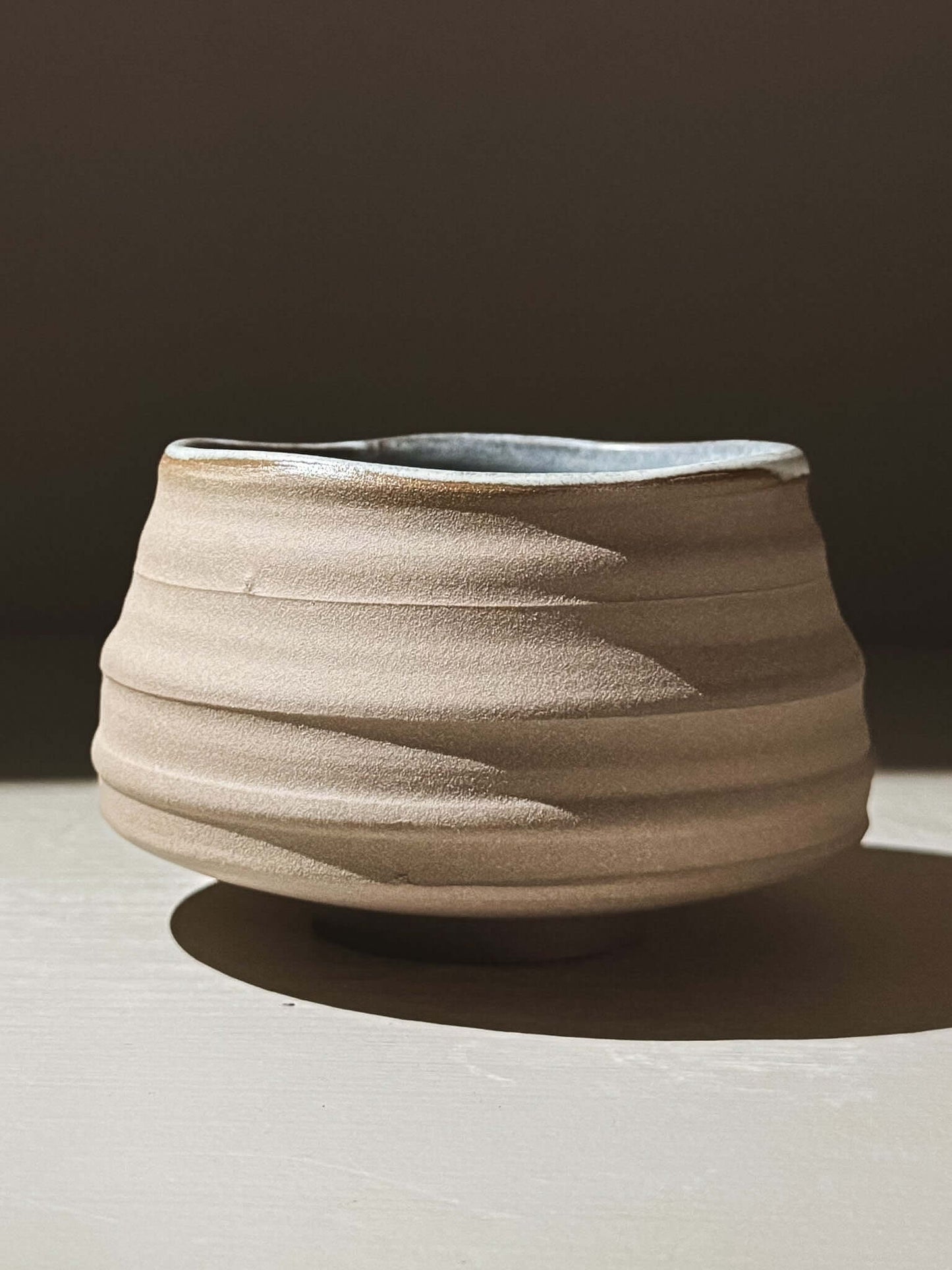 Textured Matcha Bowl - Mizu #02