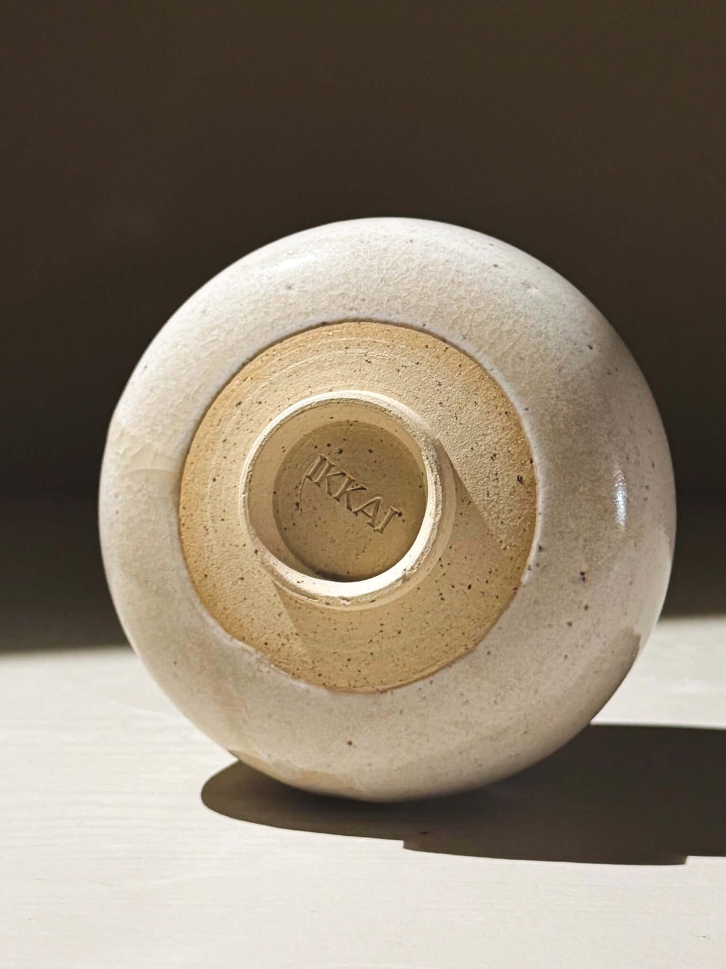 Yunomi Cup - Kannyū Series  #10, showcasing a wheel-thrown design with a textured base.